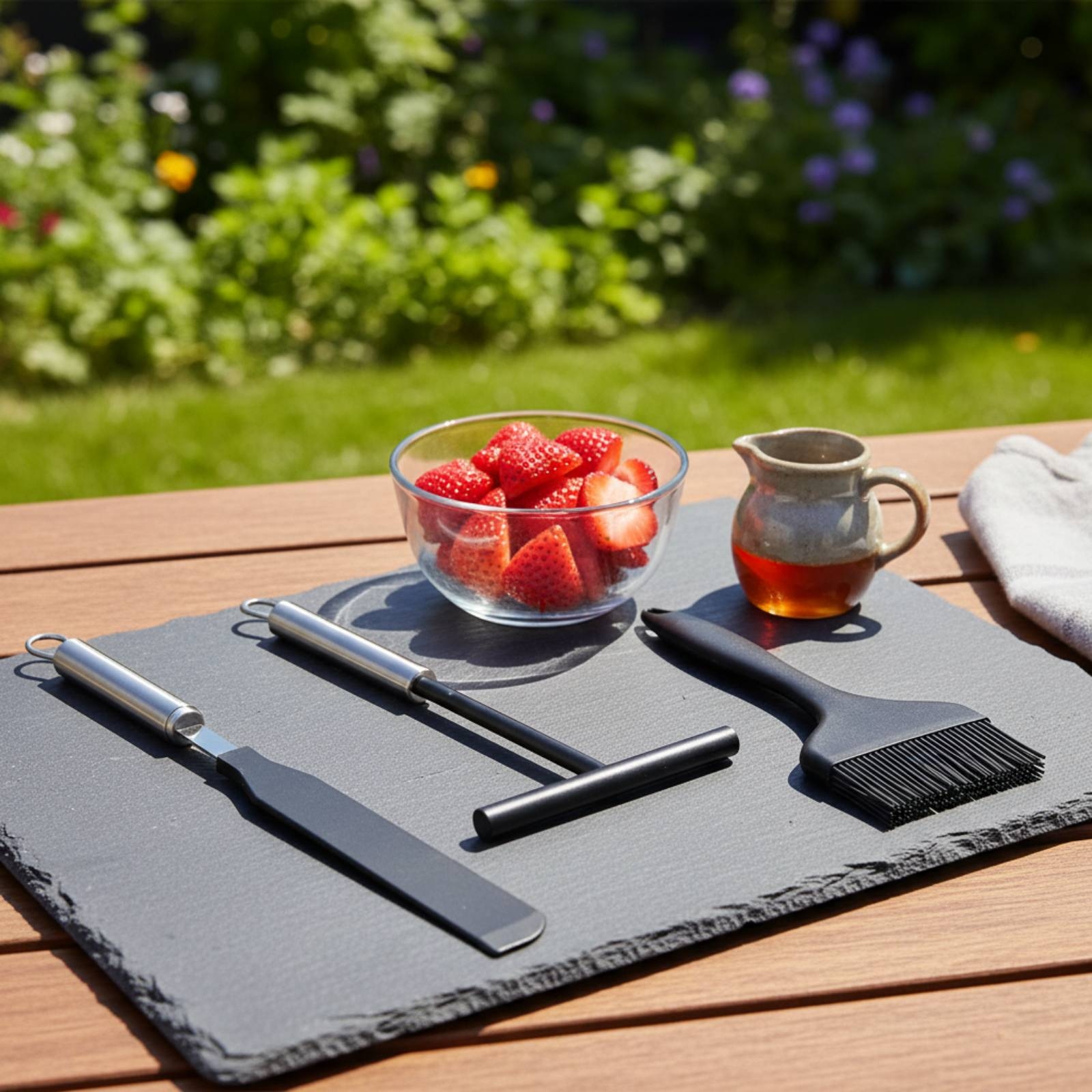 Offset Spatula Set - 3 Pieces Batter Spreader and Scraper