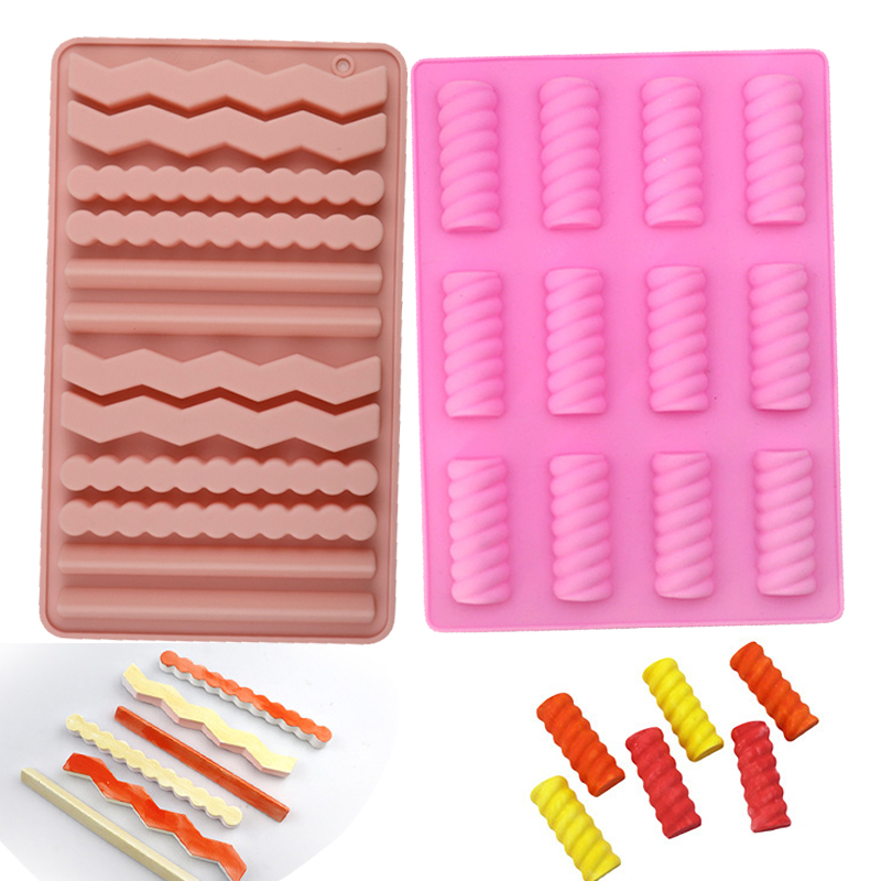 Kitchen Baking Trays - New Chocolate Bar Silicone Mold Stick