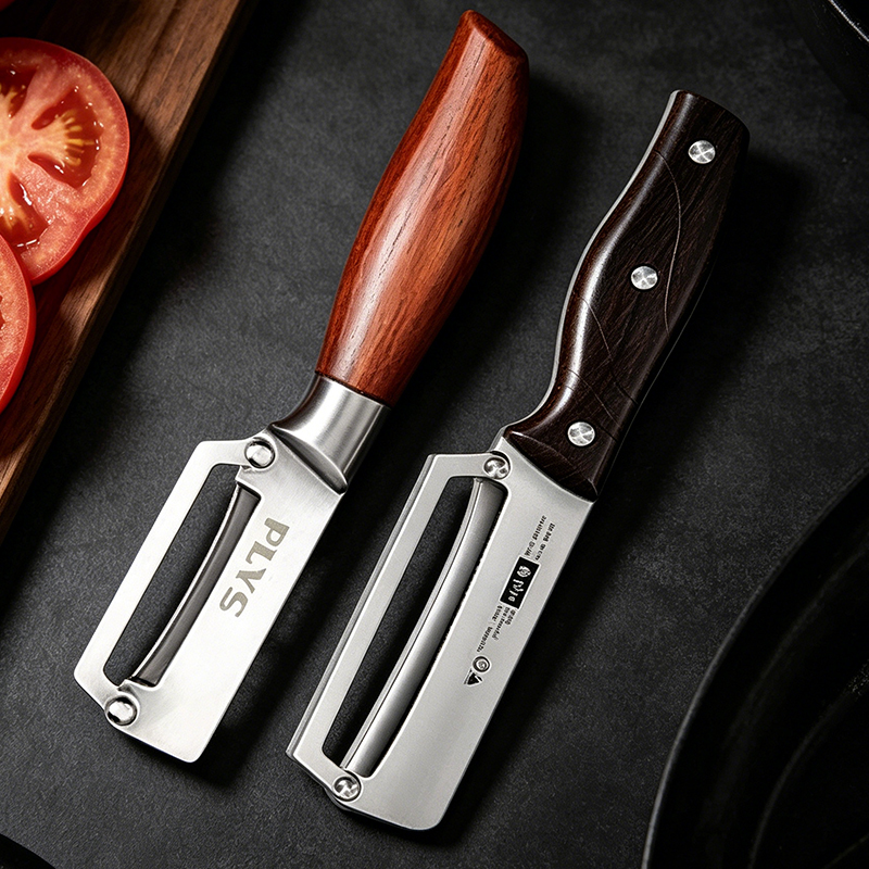 Kitchen Jobs - WXCOO Stainless Steel Peeler with Steel/Wooden