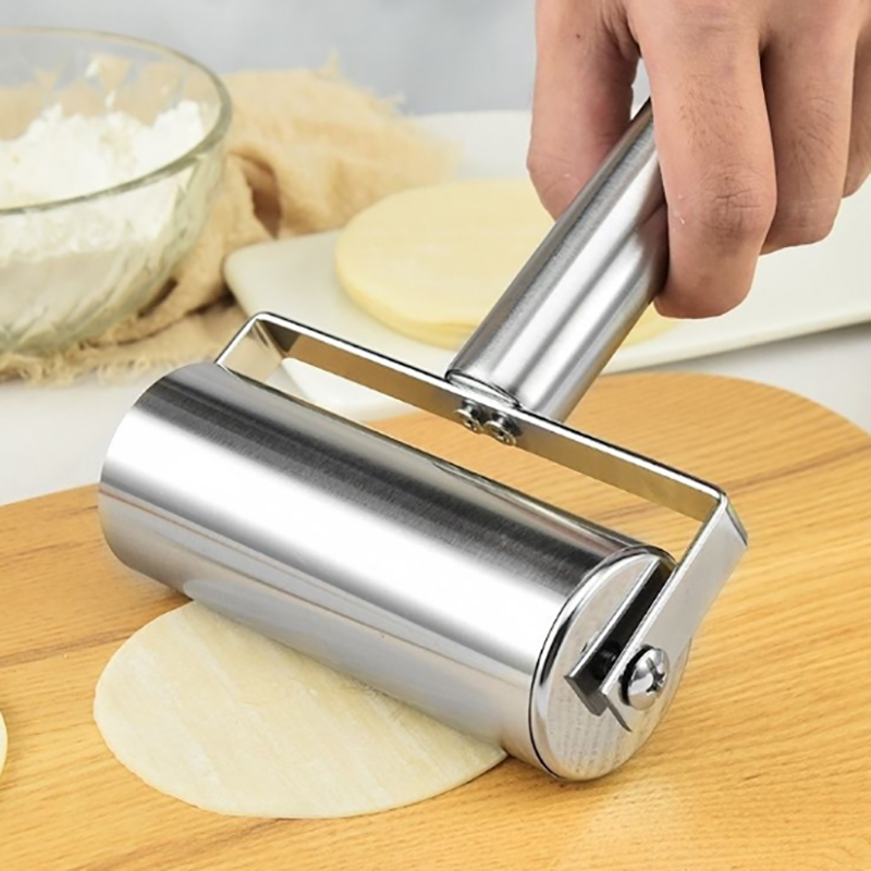 Kitchen Roller Baking - Stainless Steel Double Head Rolling Pin