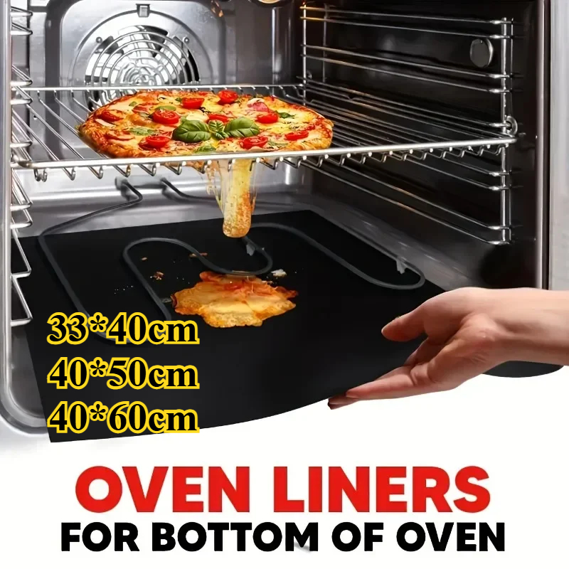 Kitchen Bakery - 33×40/40×50/40×60cm Non-Stick Oven Liners Reusable BBQ