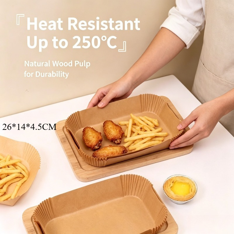 Kitchen Baking Sheets - Rectangle Air Fryer Liners Food Grade