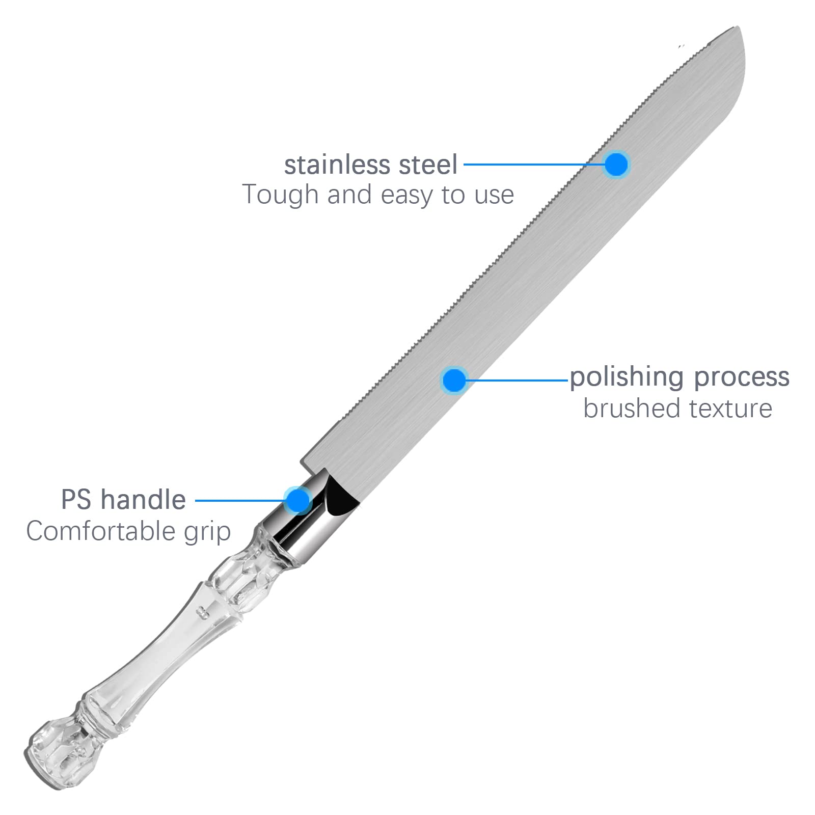 Cake Knife and Server Set Crys - Offset Spatula Set บทวิจารณ์และราคา