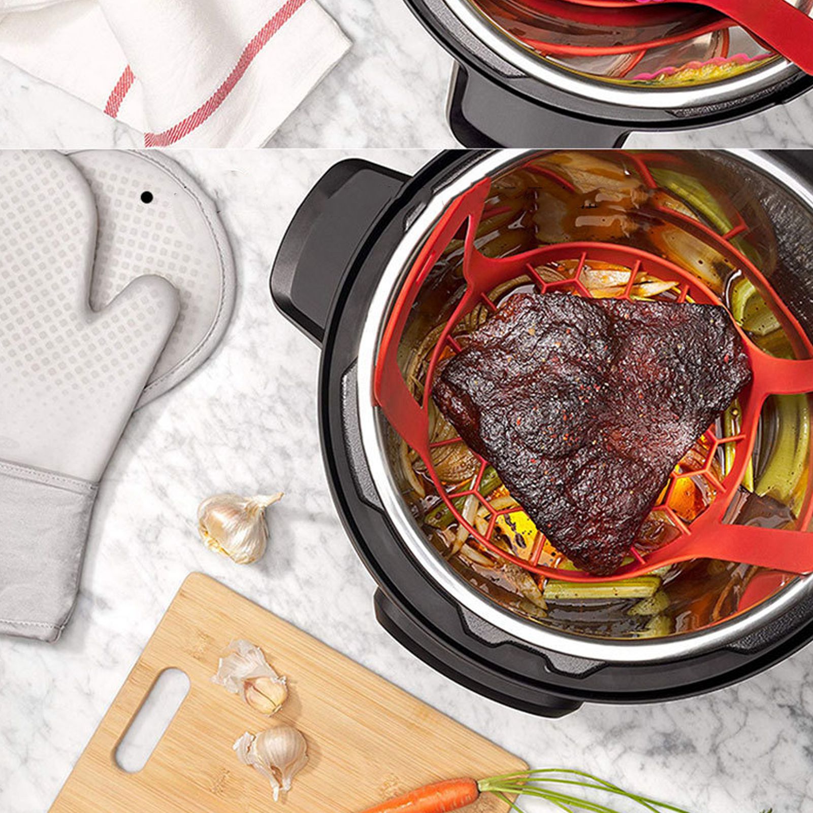 4pcs Set Silicone Kitchen Tool - Kitchen Baking Tray Set บทวิจารณ์และราคา