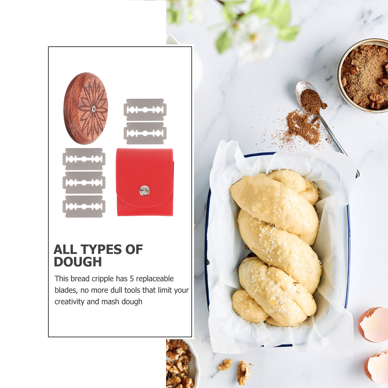 1 set 1 Set Of Wooden Bread Sc - Kitchen Baking Gadgets บทวิจารณ์และราคา