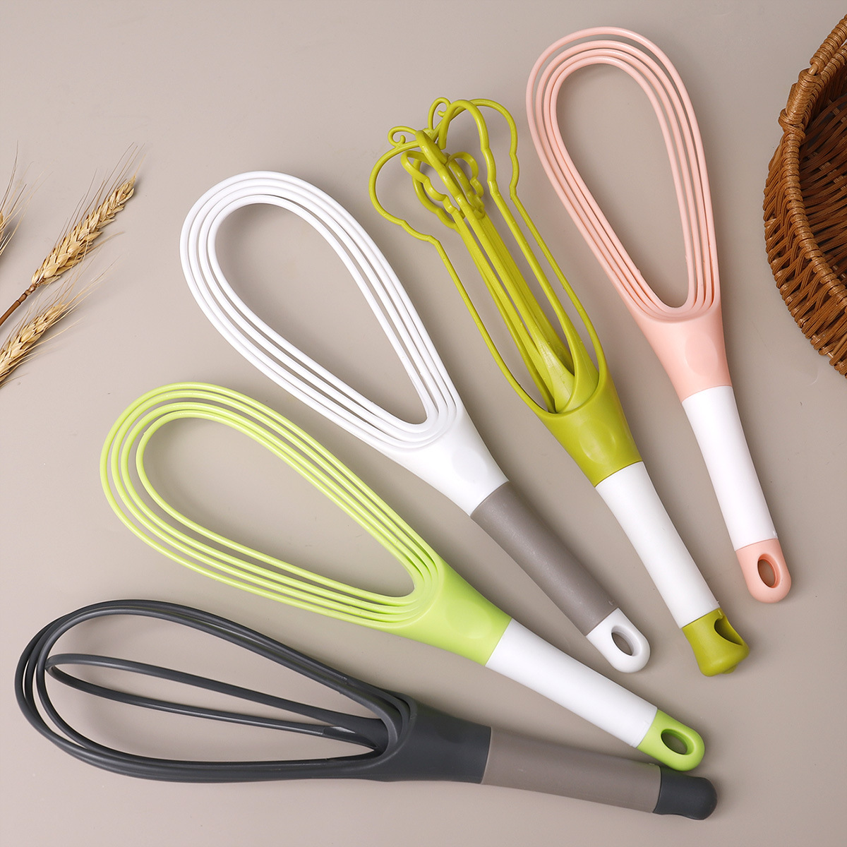1pcs Egg Beater Rotated Egg Mi - Kitchen Baking Blender บทวิจารณ์และราคา