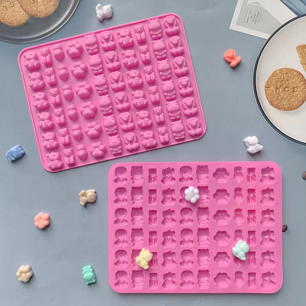 7Pcs Candy Silicone Moulds wit - Kitchen Baking Trays บทวิจารณ์และราคา