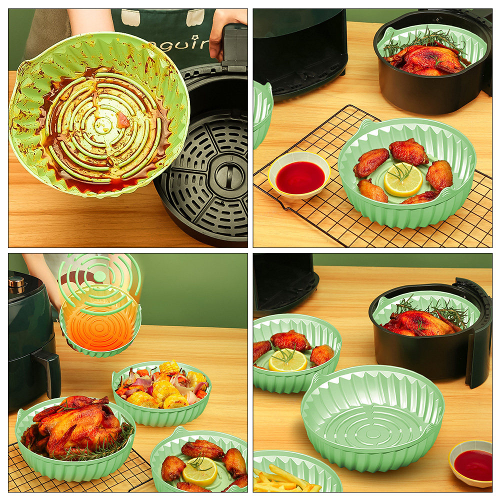 Air Fryer Silicone Pot Round B - Kitchen Baking Gadgets บทวิจารณ์และราคา