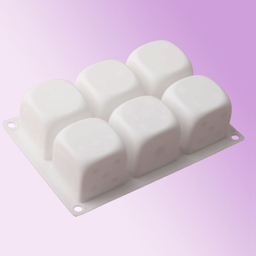 6-Cell Cube Mousse Cake Mould  - Kitchen Design For Baking บทวิจารณ์และราคา