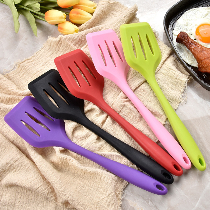 Silicone Turner Spatula Fried  - Offset Spatula Set บทวิจารณ์และราคา