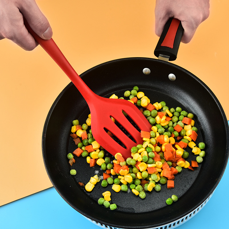 Silicone Turner Spatula Fried  - Offset Spatula Set บทวิจารณ์และราคา