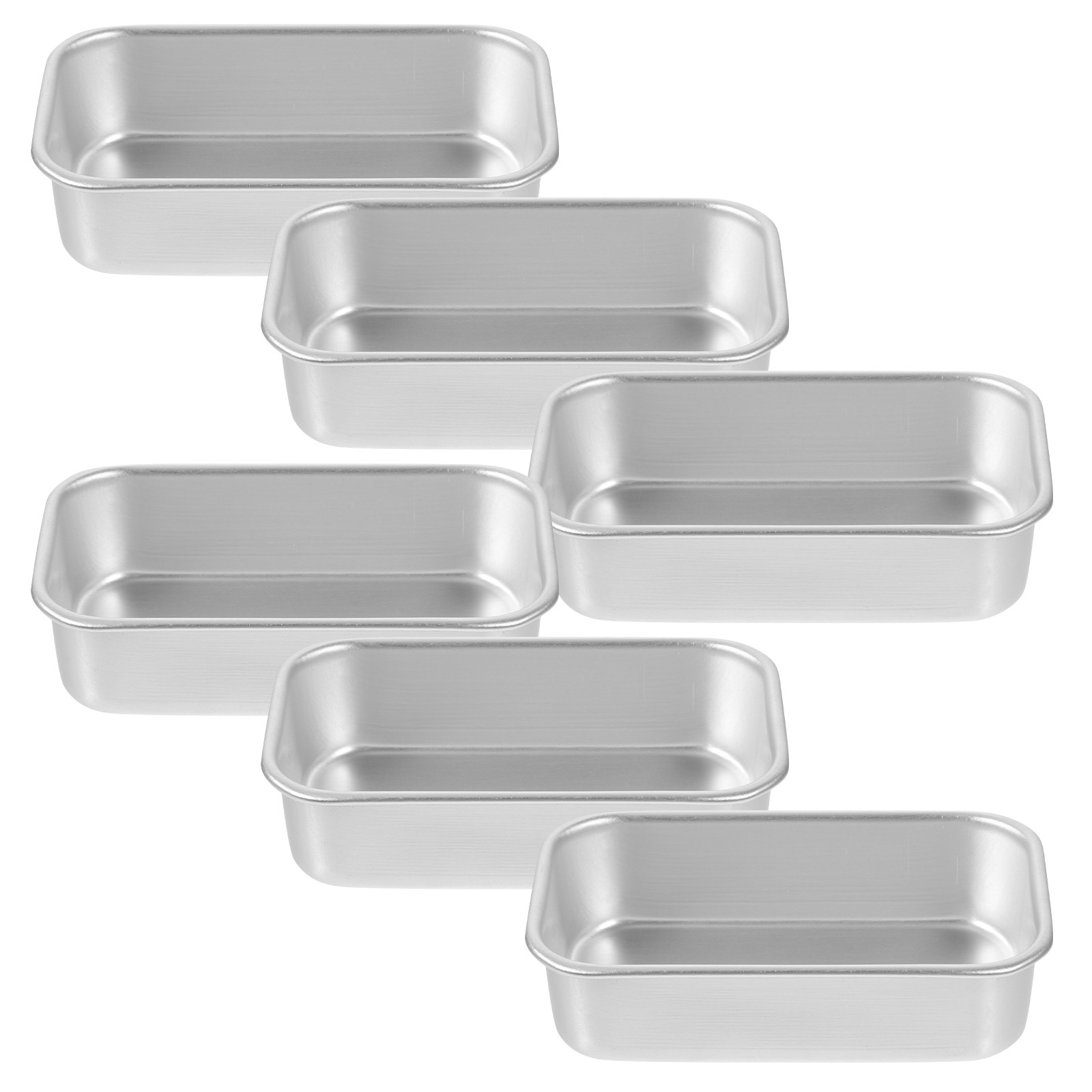 6pcs Square Cake Mold Tray Non - Kitchen Baking Trays บทวิจารณ์และราคา