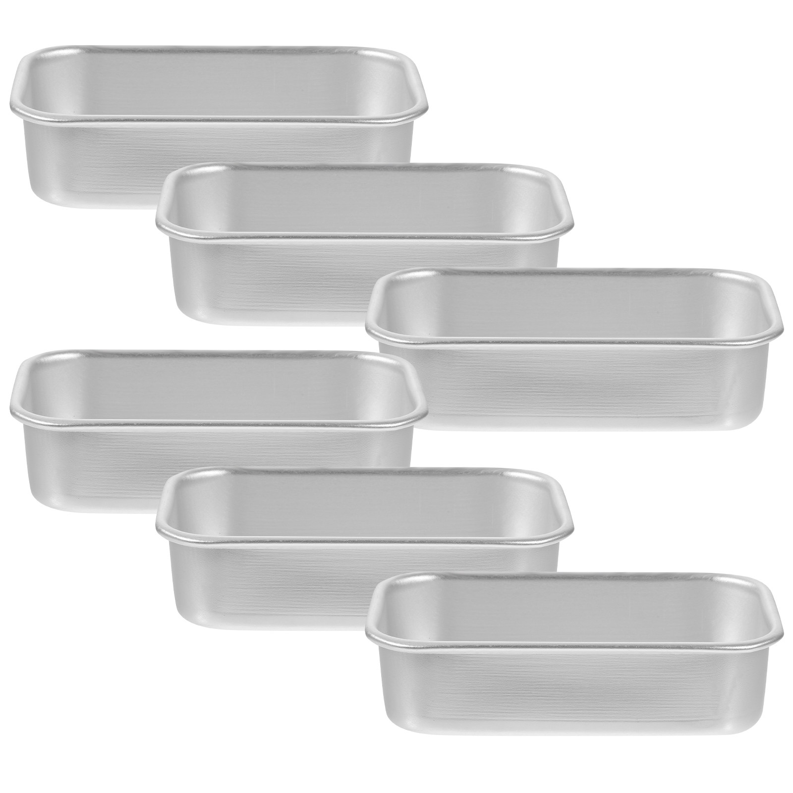 6pcs Square Cake Mold Tray Non - Kitchen Baking Trays บทวิจารณ์และราคา