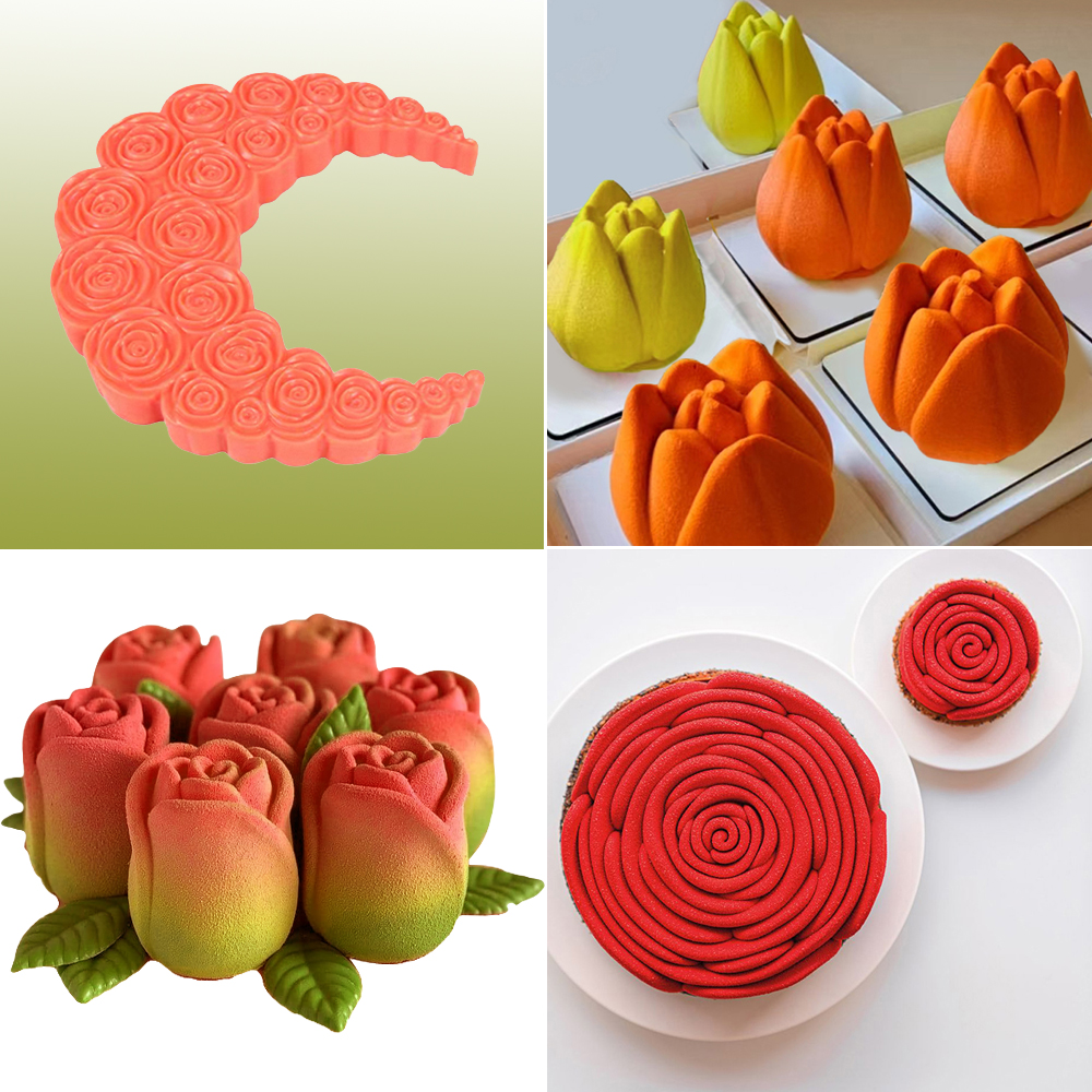 French Mousse Cake Molds Valen - Kitchen Design For Baking บทวิจารณ์และราคา