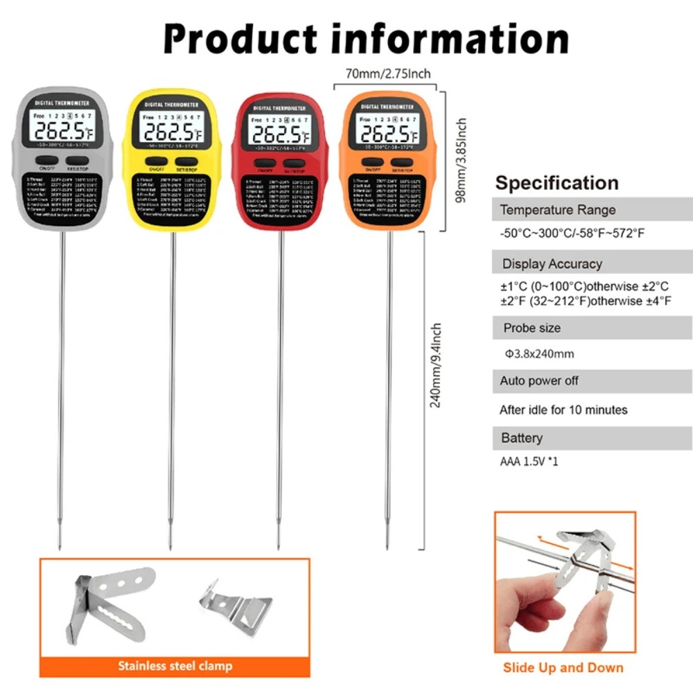 Instant Read Digital Kitchen F - Kitchen Tools For Baking บทวิจารณ์และราคา