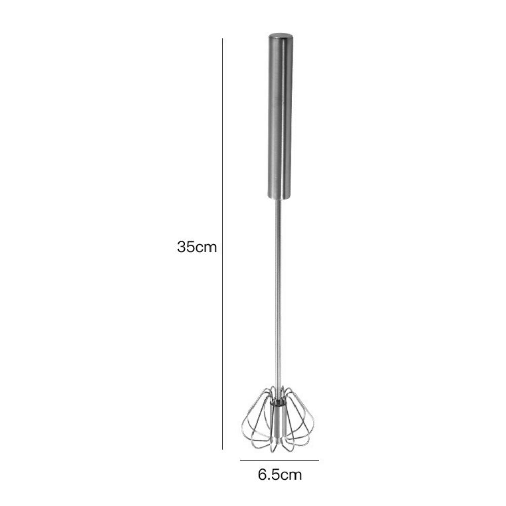 Stainless Steel Rotary Whisk S - Kitchen Baking Blender บทวิจารณ์และราคา