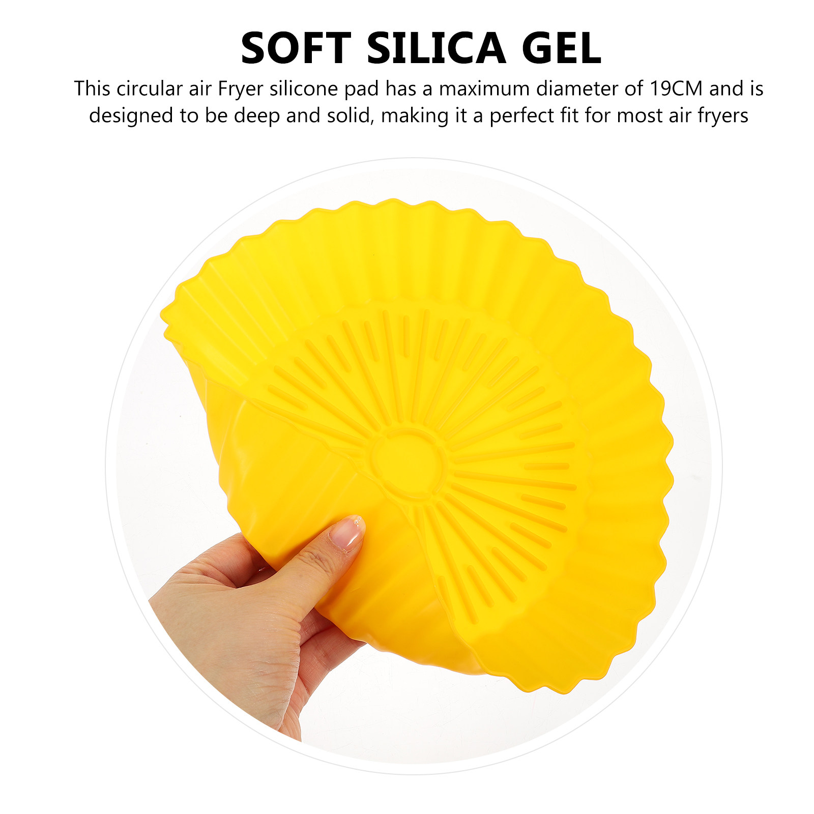 2Pcs Silicone Air Fryer Pot Re - Kitchen Baking Trays บทวิจารณ์และราคา