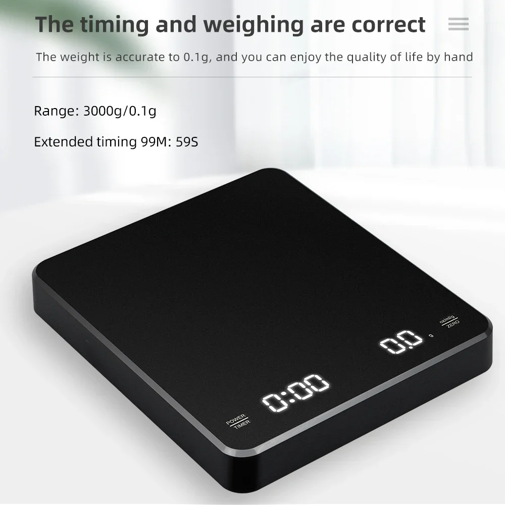 Electronic Timing Coffee Scale - Kitchen Jobs บทวิจารณ์และราคา