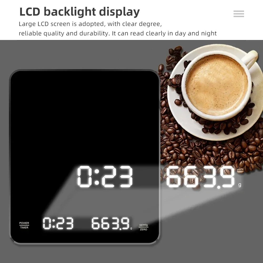 Electronic Timing Coffee Scale - Kitchen Jobs บทวิจารณ์และราคา