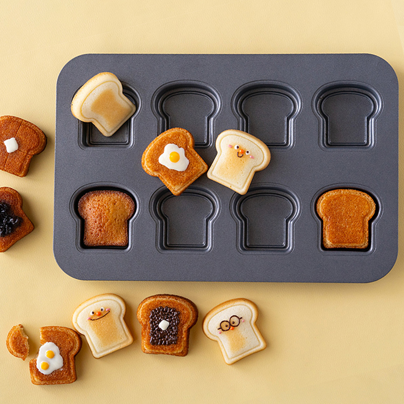 8 Cavity Toast Bread Pattern C - Kitchen Baking Gadgets บทวิจารณ์และราคา