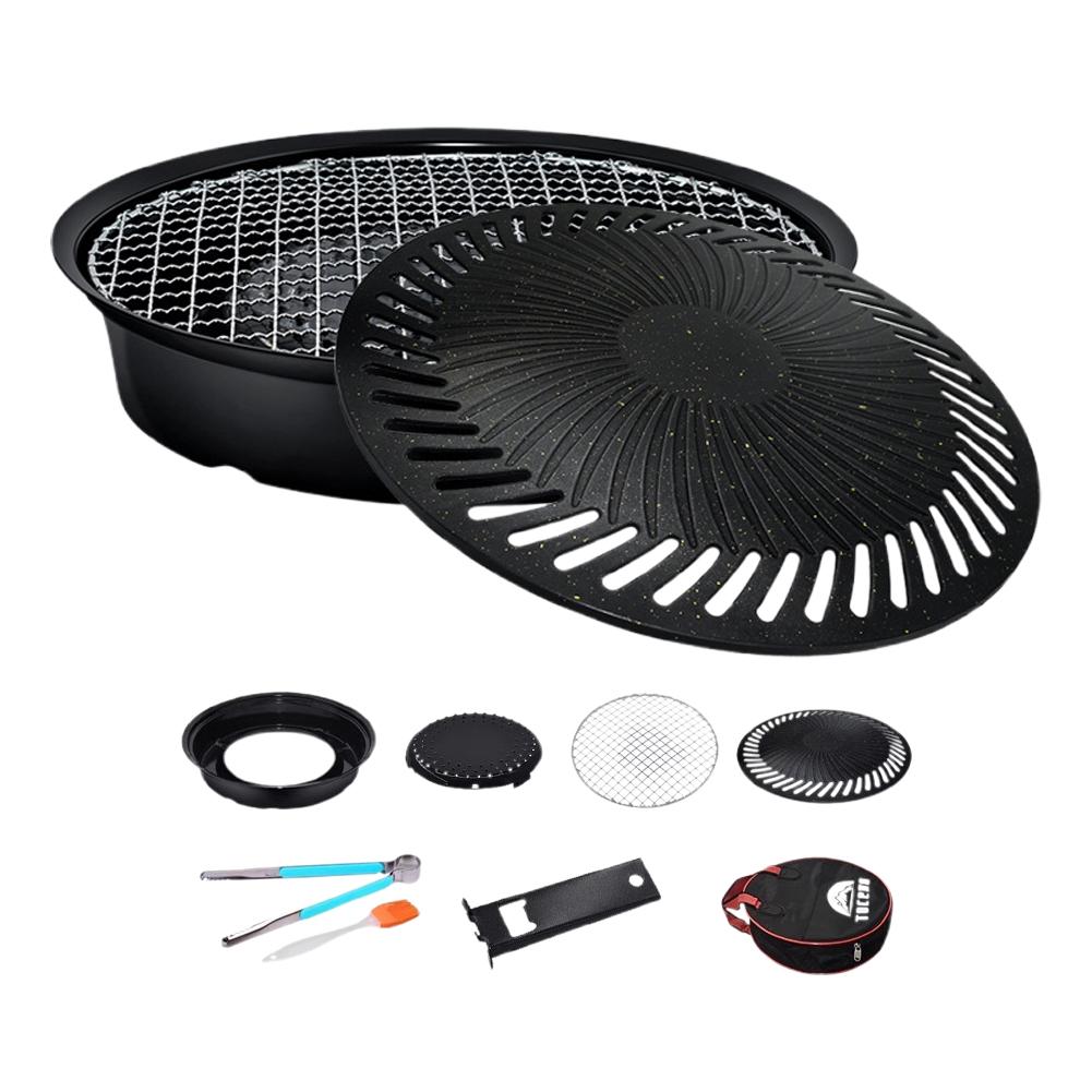 Korean Smokeless Barbecue Gril - Kitchen Baking Trays บทวิจารณ์และราคา