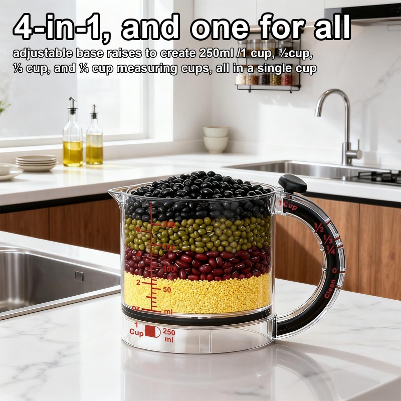 Adjustable Measuring Cup Multi - Kitchen Jobs บทวิจารณ์และราคา