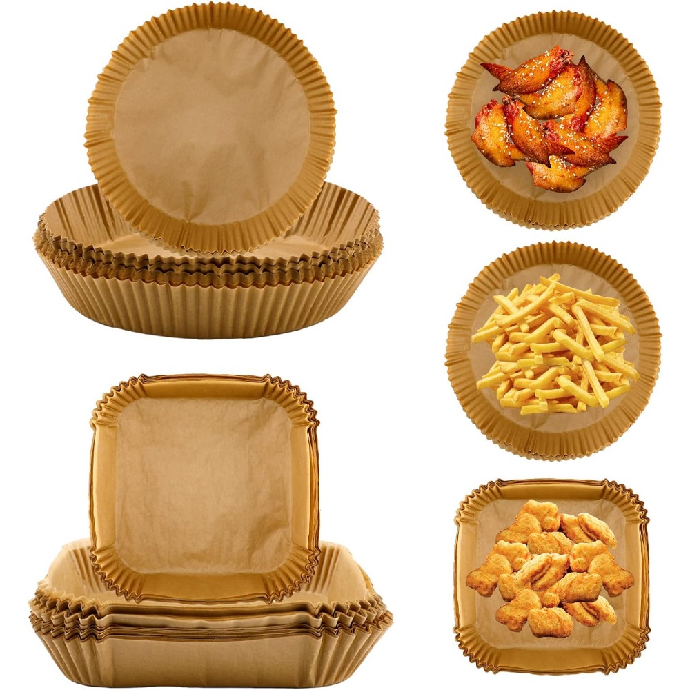 50/100pcs Air Fryer Disposable - Kitchen Baking Sheets บทวิจารณ์และราคา