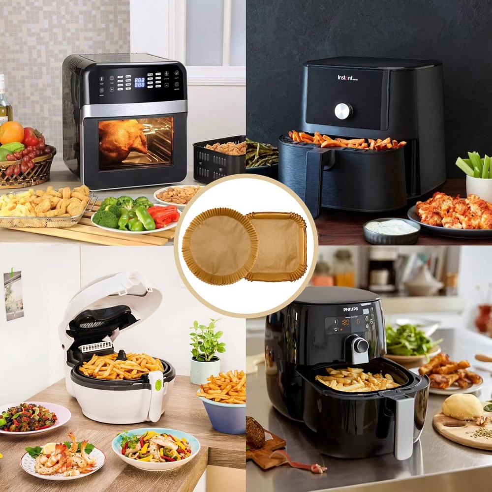 50/100pcs Air Fryer Disposable - Kitchen Baking Sheets บทวิจารณ์และราคา