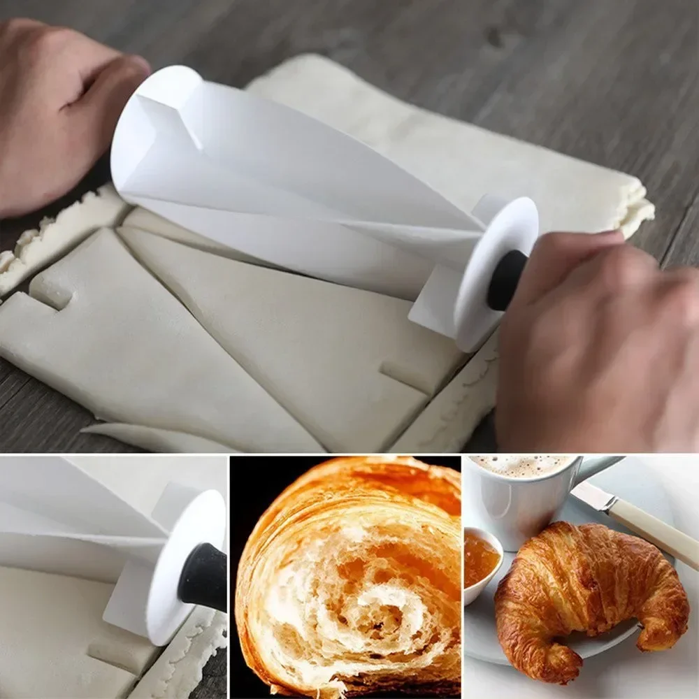 1pc Croissant Dough Cutter Pla - Kitchen Roller Baking บทวิจารณ์และราคา