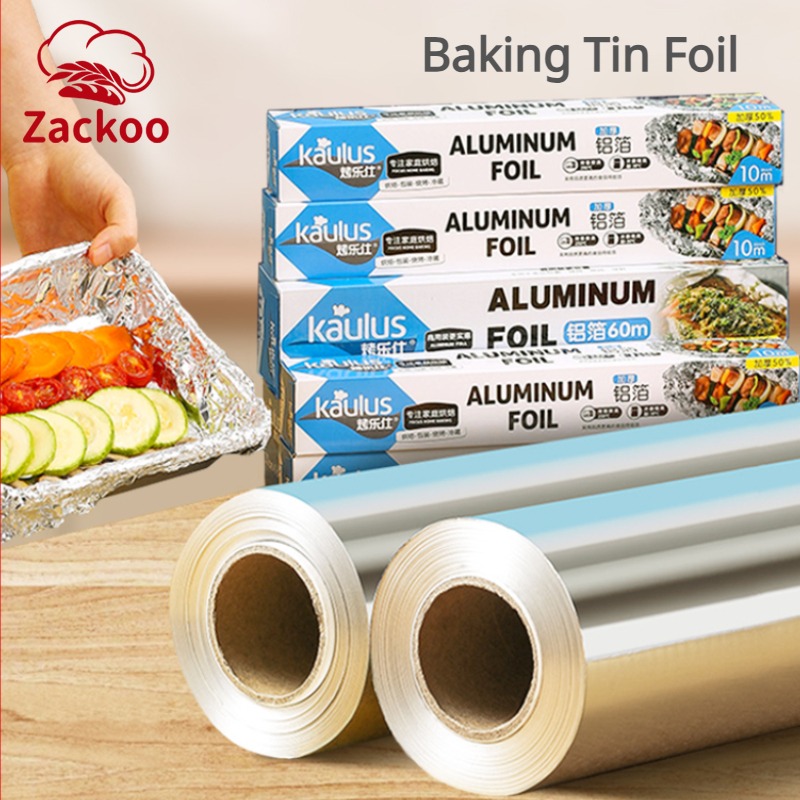 Zackoo 10/20/40M Aluminium Foi - Kitchen Baking Sheets บทวิจารณ์และราคา