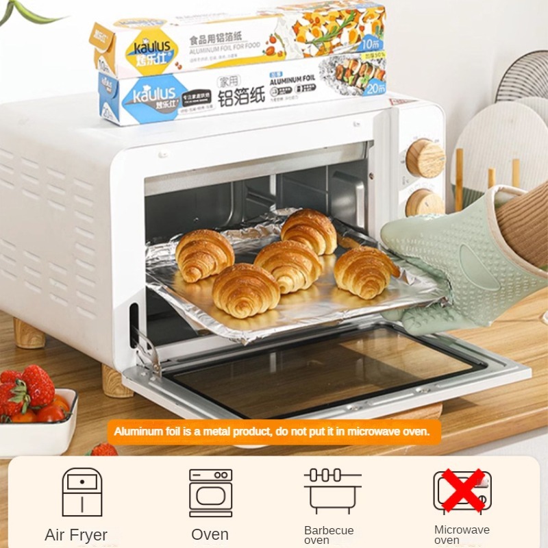Zackoo 10/20/40M Aluminium Foi - Kitchen Baking Sheets บทวิจารณ์และราคา