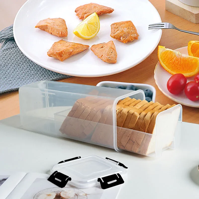Plastic Bread Box with Sealing - Kitchen Baking Trays บทวิจารณ์และราคา