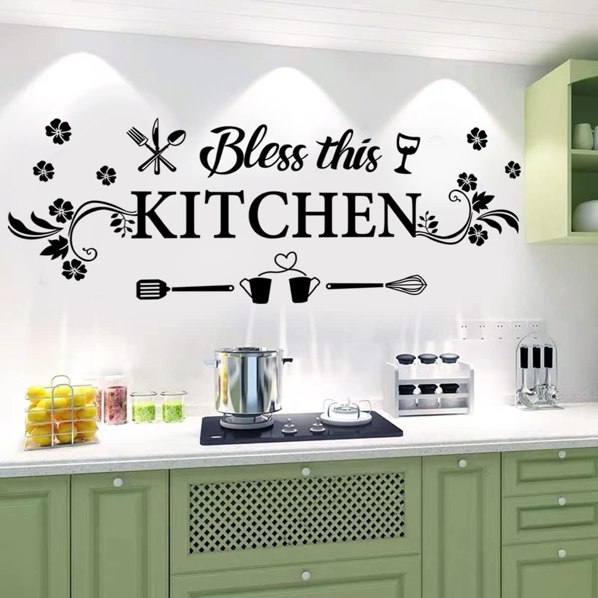 Bless This Kitchen Wall Decal  - Kitchen Baking Decor บทวิจารณ์และราคา