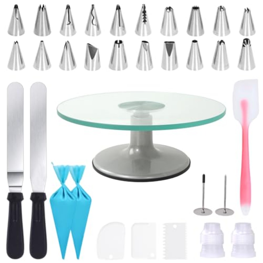 Cake Turntable 12 Inch Cake St - Offset Spatula Set บทวิจารณ์และราคา