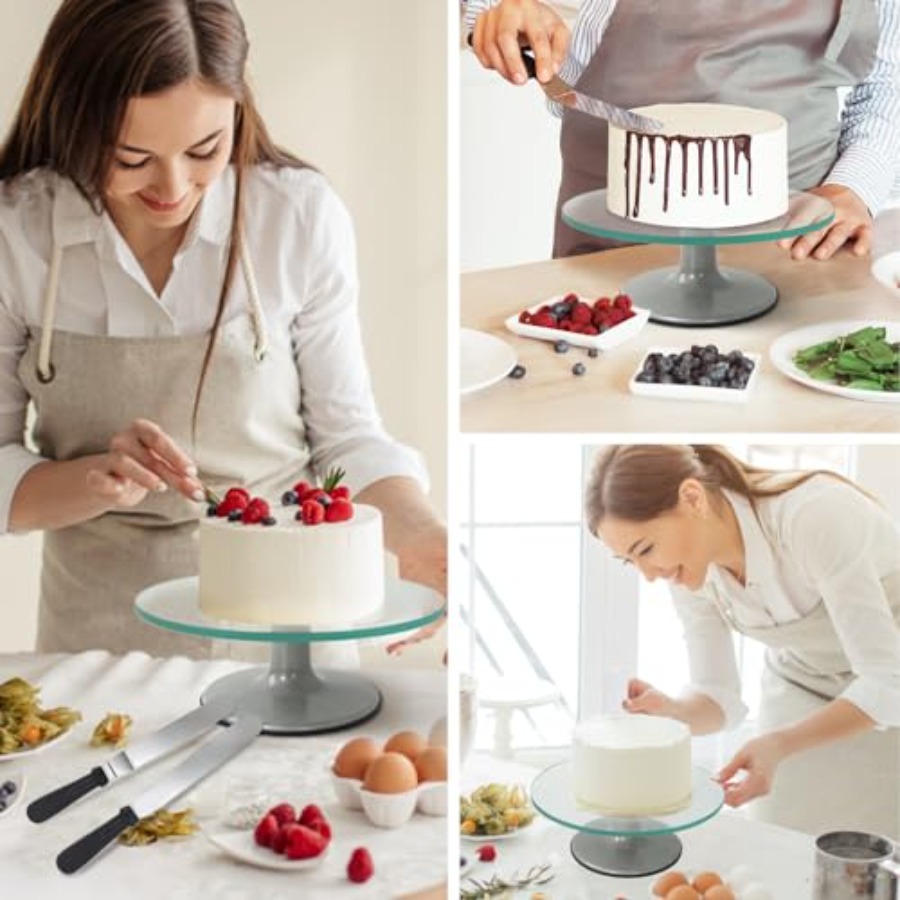 Cake Turntable 12 Inch Cake St - Offset Spatula Set บทวิจารณ์และราคา
