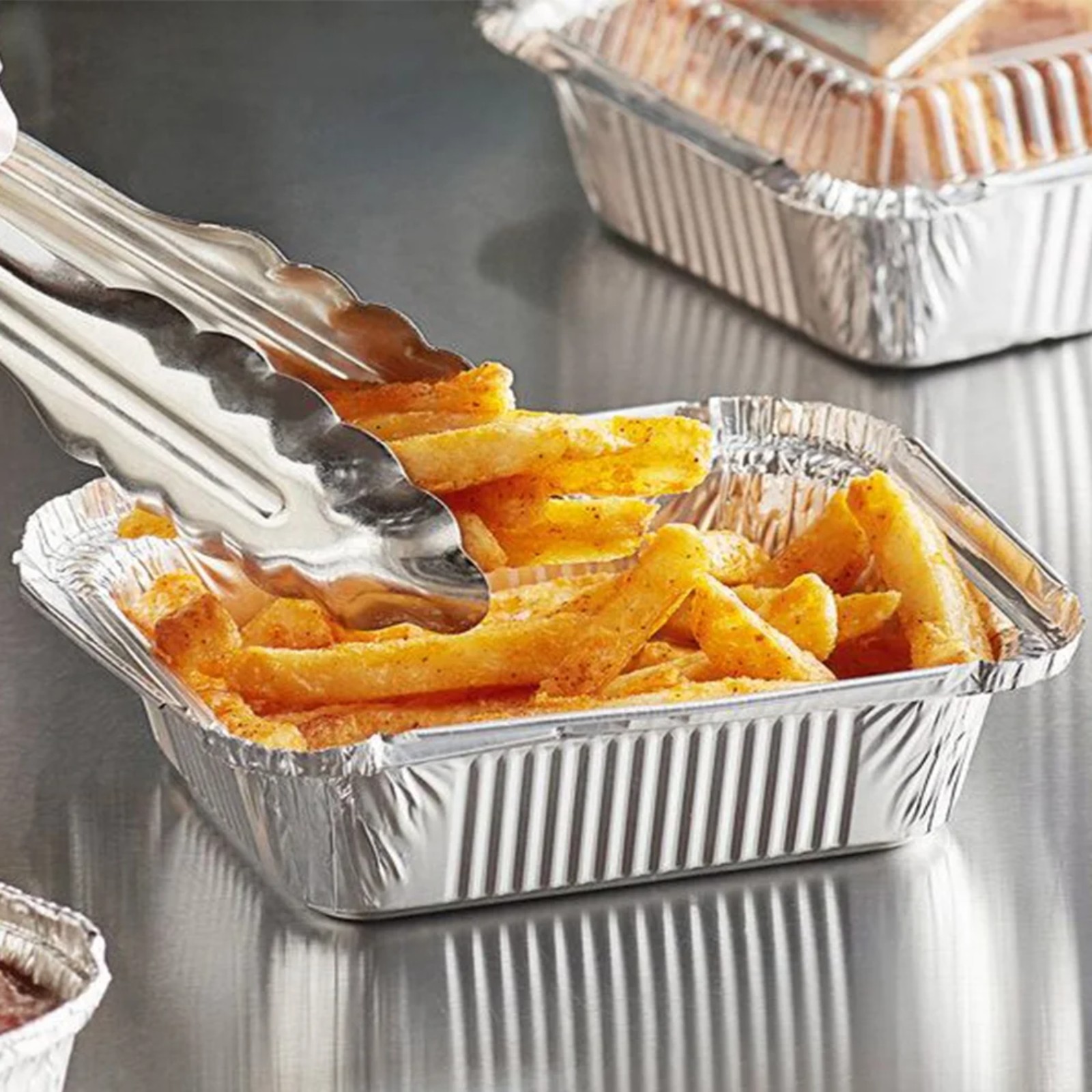 20pcs Large Deep Disposable Al - Kitchen Baking Tray Set บทวิจารณ์และราคา