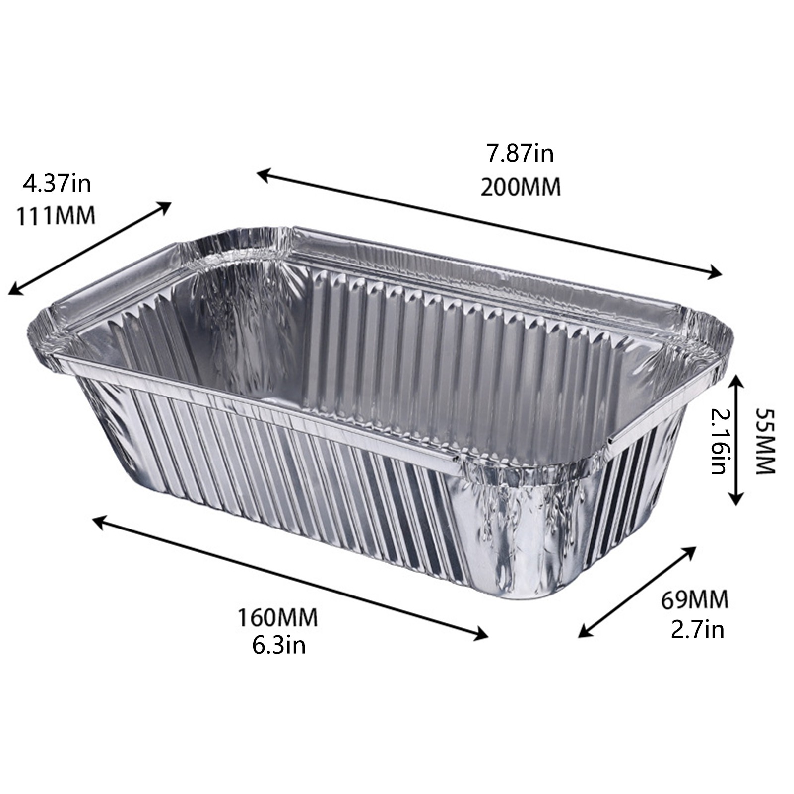 20pcs Large Deep Disposable Al - Kitchen Baking Tray Set บทวิจารณ์และราคา