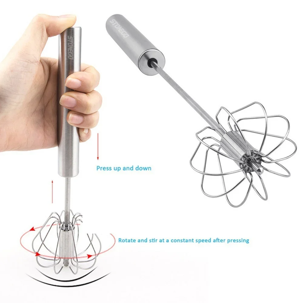 Manual Pressure Rotary Blender - Kitchen Baking Blender บทวิจารณ์และราคา