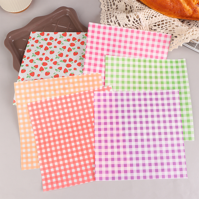 100Pcs 18cm Food Waxed Paper O - Kitchen Baking Sheets บทวิจารณ์และราคา