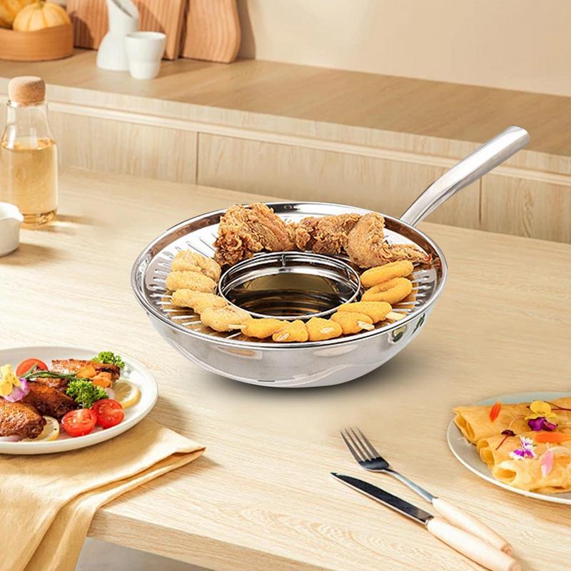 Fried Food Draining Rack Stain - Kitchen Baking Rack บทวิจารณ์และราคา