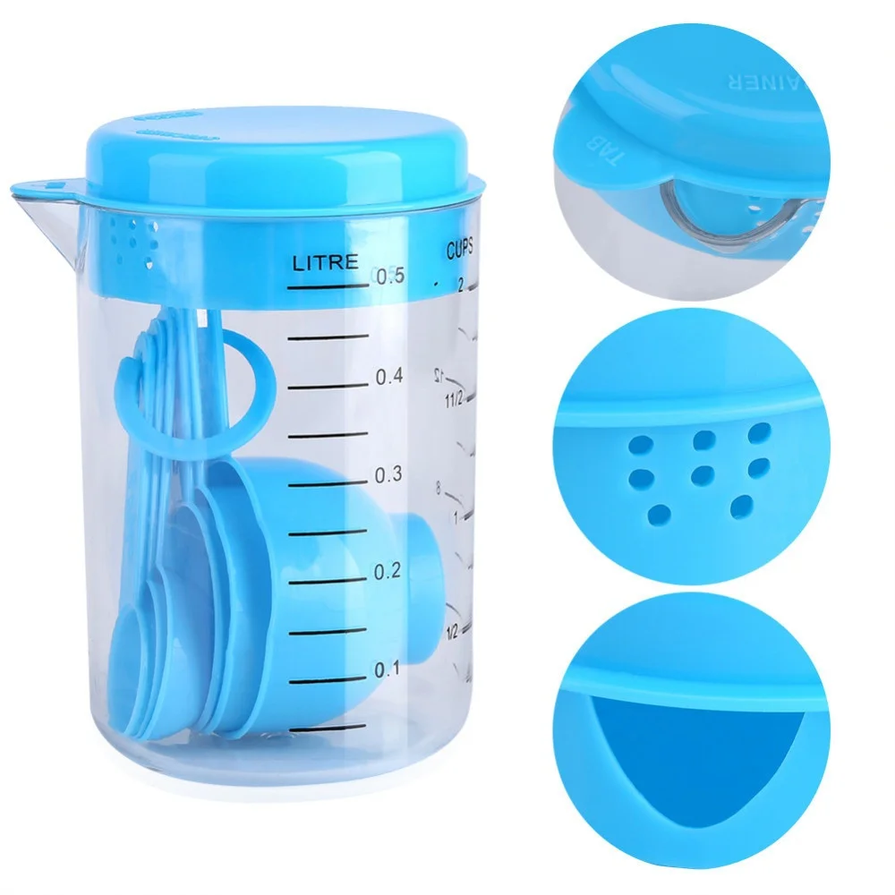 7 Pieces / Set Plastic Measuri - Kitchen Baking Tray Set บทวิจารณ์และราคา