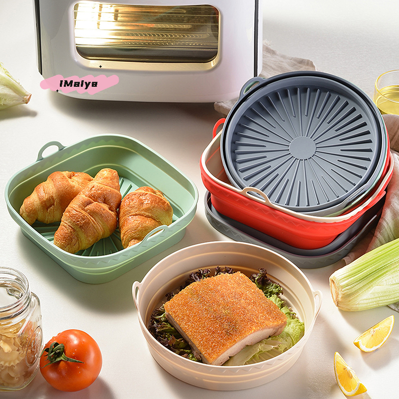 Square Foldable Air Fryer Sili - Kitchen Baking Trays บทวิจารณ์และราคา