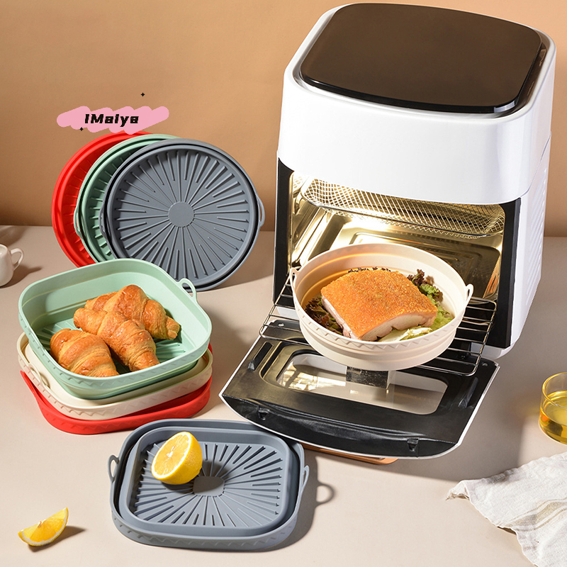 Square Foldable Air Fryer Sili - Kitchen Baking Trays บทวิจารณ์และราคา