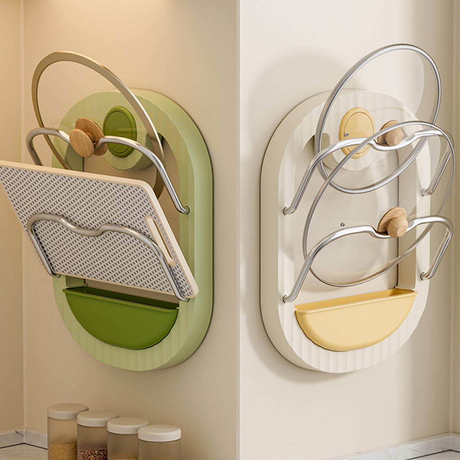 Pot Lid Rack 2-Tier Wall Mount - Kitchen Baking Cupboard บทวิจารณ์และราคา