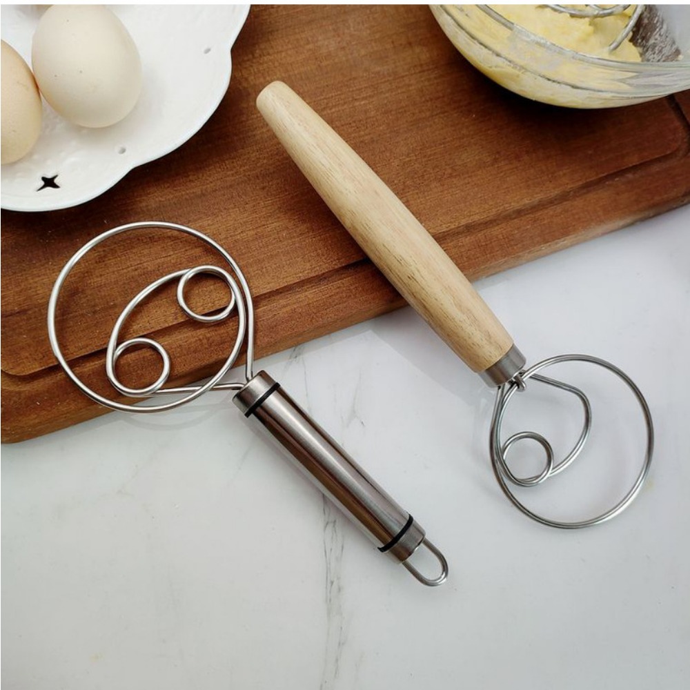 1/10PCS Dual Loop Dough Mixing - Kitchen Baking Blender บทวิจารณ์และราคา