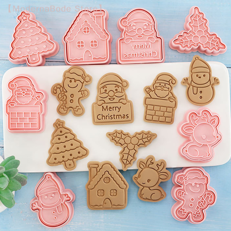 【M】3D Christmas Cookie Cutter  - Kitchen Baking Decor บทวิจารณ์และราคา