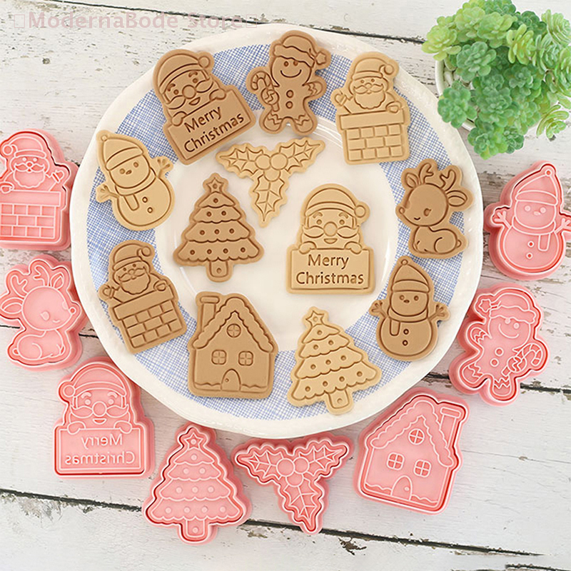 【M】3D Christmas Cookie Cutter  - Kitchen Baking Decor บทวิจารณ์และราคา