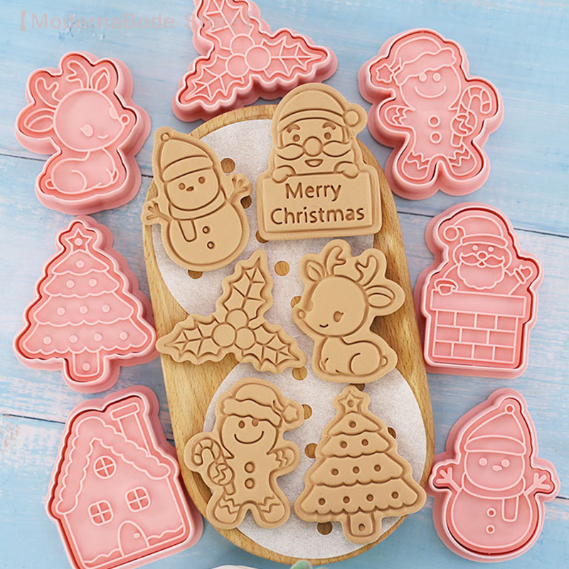 【M】3D Christmas Cookie Cutter  - Kitchen Baking Decor บทวิจารณ์และราคา