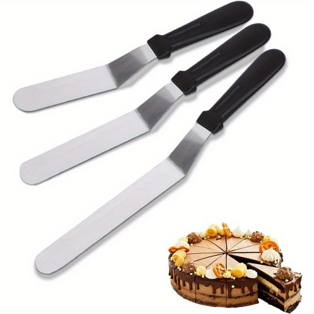 Icing Spatula Angled Stainless - Offset Spatula Set บทวิจารณ์และราคา