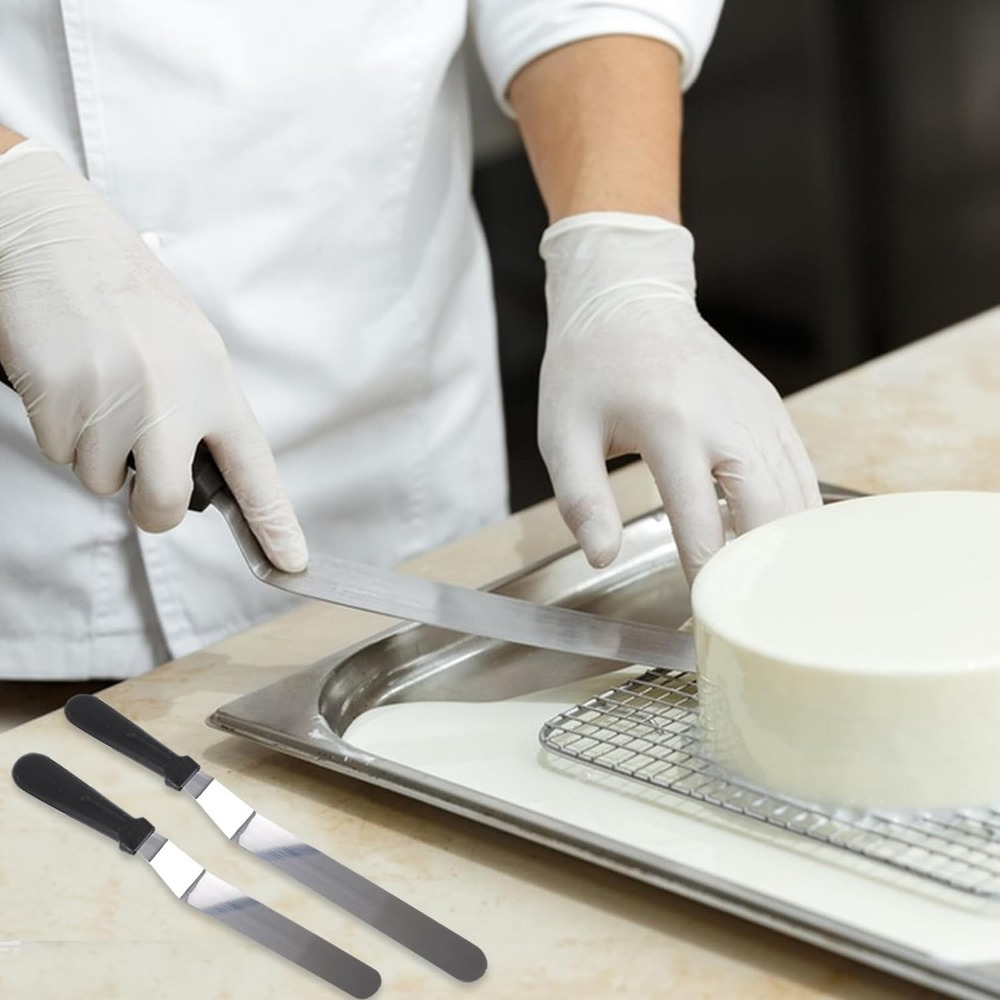 Icing Spatula Angled Stainless - Offset Spatula Set บทวิจารณ์และราคา